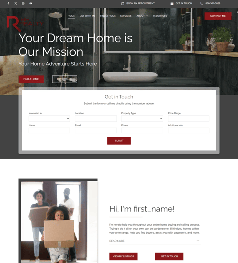 Rise Prem Website