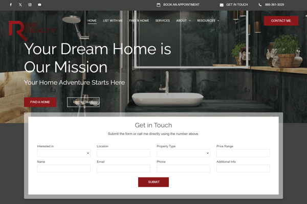 Multipage Website Option